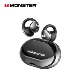 Monster MH22185 Over Ear TWS Bluetooth Earphones HiFi Sound Sports Open Earphones Water Resistant - Color: Black