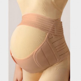 Maternity Dual Support Belly Band for Abdominal Protection (Pre & Post Natal) Pink 5ea