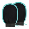 2 Pack Exfoliating Glove Mitt, Reusable Body Scrub Gloves for