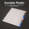 BAZIC Binder Dividers w/ 10 Color Tabs 8. 5" x