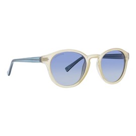 Life is Good Polarized Round Sunglasses, Ivory, 50 mm