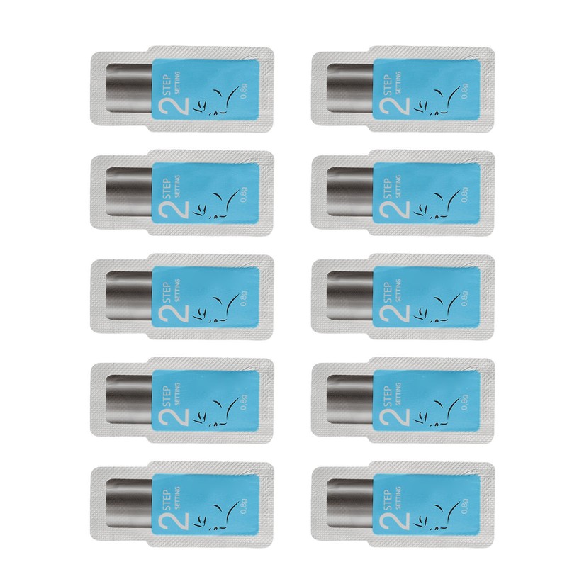 10pcs Lash Perming Fixation Agent Semi Permanent Skin Friendly Eyelash