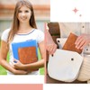 ANOMM A5 Ring Binder Notebook PU Leather Diary, Refillable Notebook
