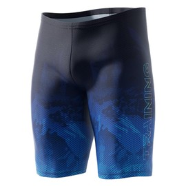 361º Swim Jammers for Men Swimsuit Triathlon Shorts Mens Tech Suits Swimming Gear Swim Pants Athletic Briefs Endurance Swimwear Swim Trunks M Blue