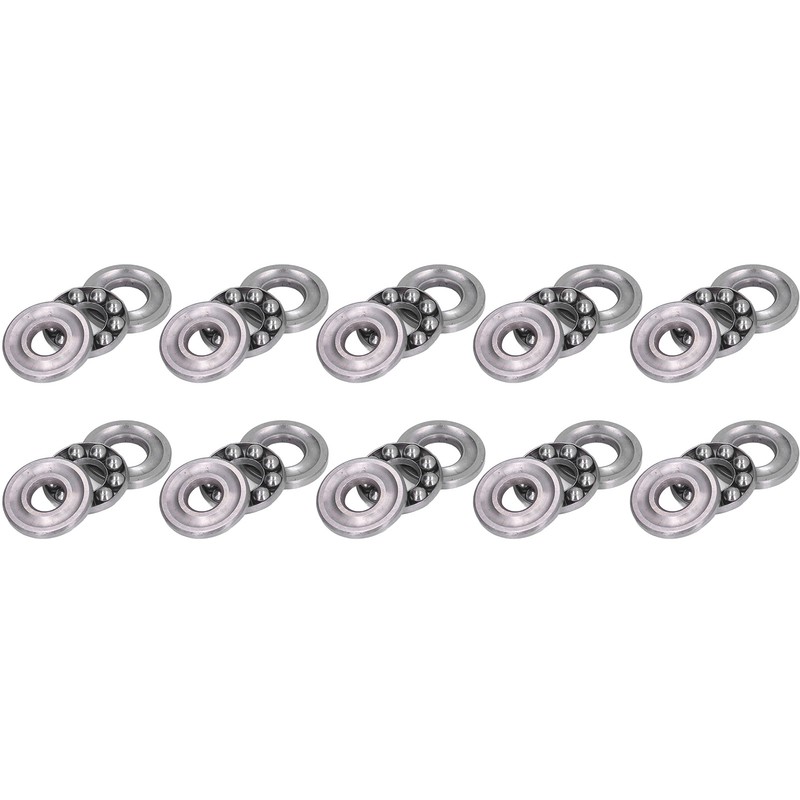 10Pcs Thrust Ball Bearing Single Direction Accessory Replacement Set Kit