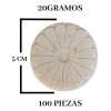 Jabón Amolli Avena Natural Tocador Redondo Pack 100x20g