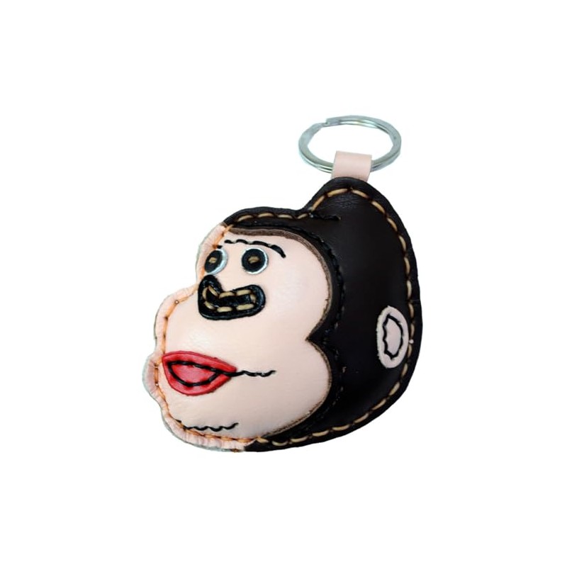 Full Tack Leather Key Holder Gorilla 80x70mm 5106000