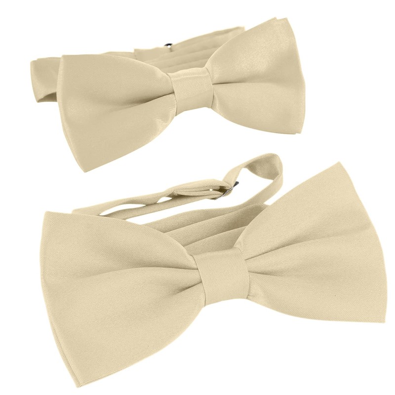 MASADA Father-son bow tie tied and adjustable length in matching