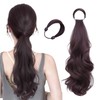 Sheepyo Ponytail Wig, Hair Extension, Elastic, Long, Curly Hair Extension,