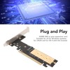 M.2 NVMe to PCIe 3.0 X16 Adapter Up To 32Gbps