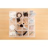 Shoe Organizing Cup, Clear, M Size (2.9 x 2.9 x