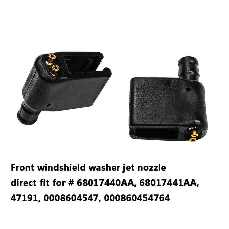 47191 Premium Adjustable Wiper Washer Nozzle Kit Fit for Dodge/Freightliner/Mercedes/Winnebago