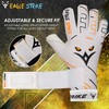 EAGLE STRIKE Goalkeeper Goalie Gloves| Soccer Glove with Wrist Support