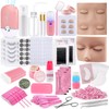 Pretty memory Eyelash Extension Kit for Beginners, 343 Pcs Lash