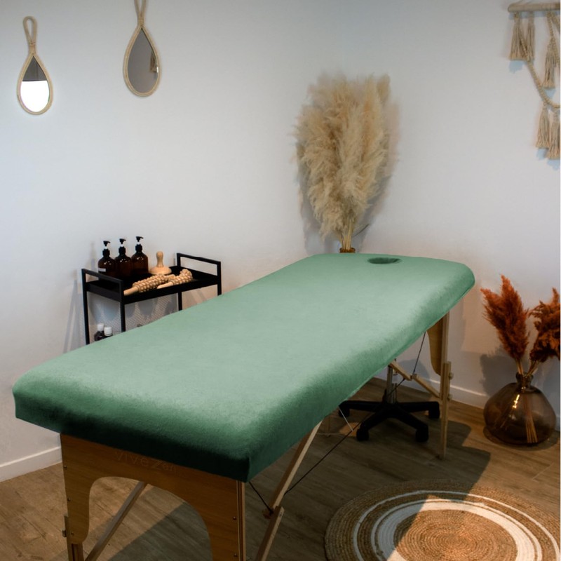 Vivezen - Terry Cloth Protective Sheet for Massage Table -