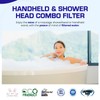 Crystal Quest Luxury Handheld Shower Power Filtration System - Black