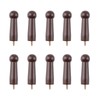 MOROBOR Wooden Shaker Pegs, 10pcs Decorative Coat Peg Natural Wood