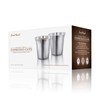 Final Touch 2.5 oz (74ml) Double-Wall Stainless Steel Espresso Cups