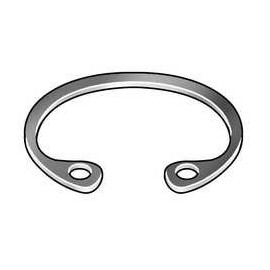 Sim Supply Standard Retaining Ring: Stainless Steel, Plain, For 40 mm Bore Dia. DHO-40SA - 1 Each
