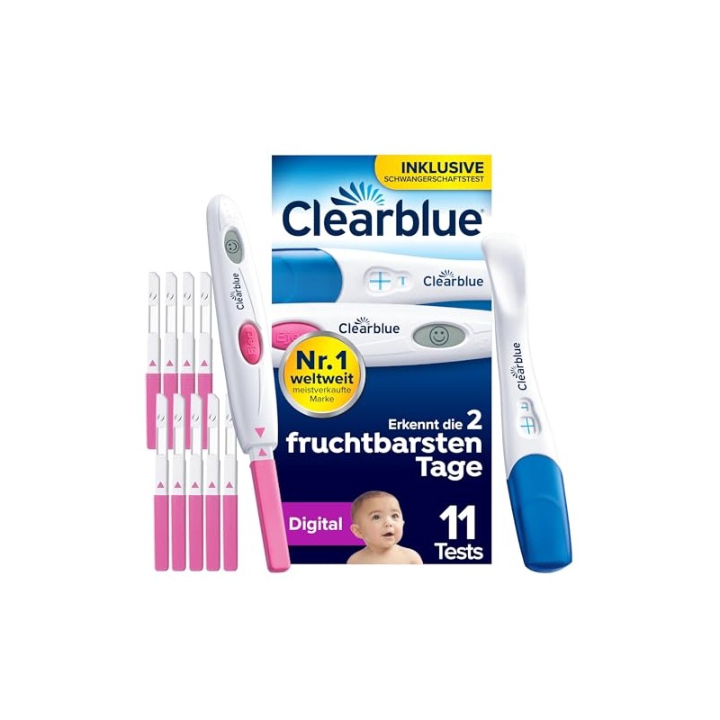 Clearblue 10 Ovulation Tests and 1 Pregnancy Test Combo Pack,
