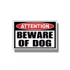 Real Sticky Beware of Dog Sticker Warning Caution Animal Security