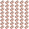 Frienda 48 Pack Metal Pencil Sharpeners Handheld Metal Mini Pencil