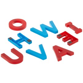 Educational Insights Color-Coded Uppercase AlphaMagnets, Set of 42 Uppercase Letters: Perfect for Homeschool & Classroom, Ages 3+