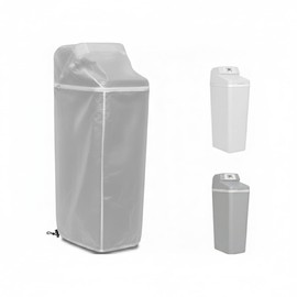 IndigoTempest9 Water Softener Cover for WHES30E/WHES40E Grain Softener, Openable top Easy to use Removal-free installation for UV Dust protection of Water Softener Housings Outdoor or indoor