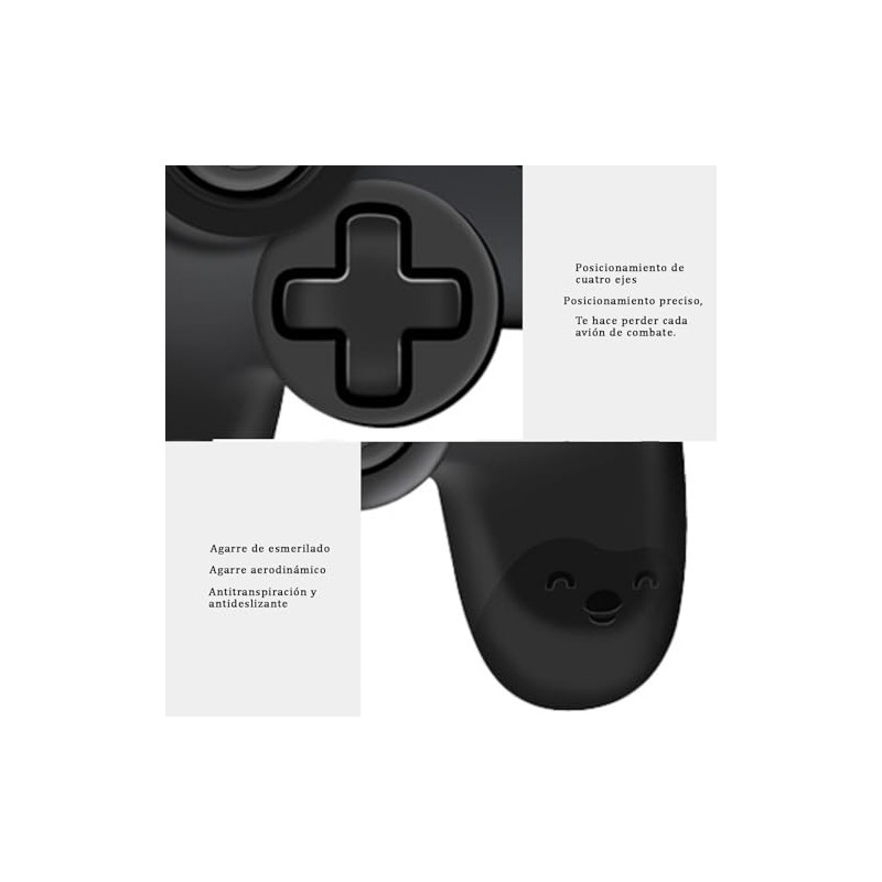 Control de Juegos Inalámbrico, Bluetooth, Compatible con Android, iOS, PC,