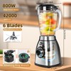 Uten 800 Watt Hight Speed Countertop Blender for Smoothies and