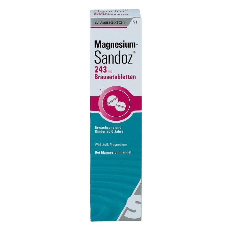 MAGNESIUM SANDOZ 243 mg Brausetabletten 20 St