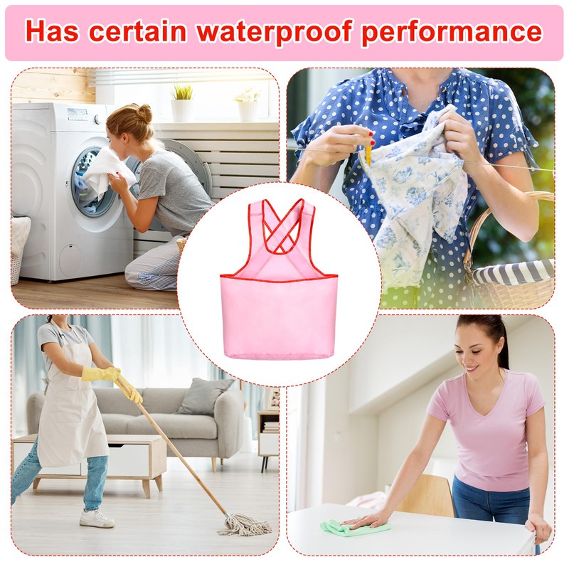 lasuroa Laundry Apron with Bag, 79 x 55 x 2
