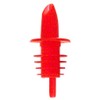 Update International (POR-RD) 3" Plastic Free-Flow Speed Pourers [Set of
