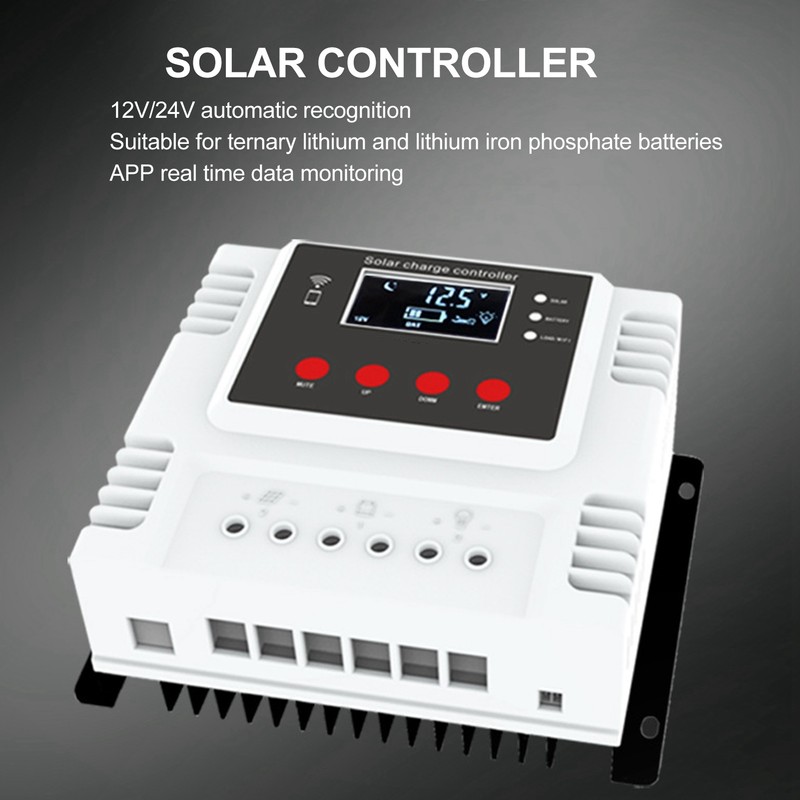 10A MPPT Solar Charge Controller Solar Panel Controller for Villas