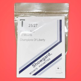 SHOWGARD STAMP MOUNTS T 25/27 -   **NOW IN A RESEALABLE PACKAGE"