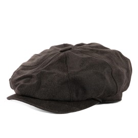 TOP-EX XL/XXL Men's Waterproof Newsboy Flat Cap - Stylish Peaked and Baker Boy Hat for Golf, Fishing, and Outdoor Activities, Gatsby Duckbill Cap for Shooting, Walking, and Hunting Black