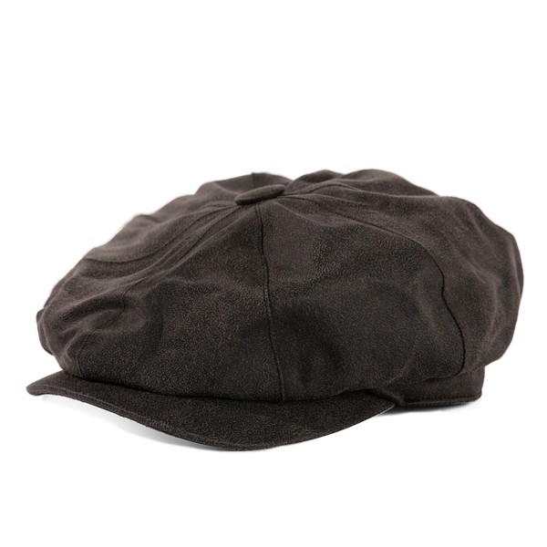 TOP-EX XL/XXL Men's Waterproof Newsboy Flat Cap - Stylish Peaked