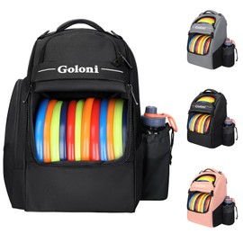 Disc Golf Bag Holds 23+ Discs,Durable Disc Golf Backpack with cooler compartment,Large Capacity Frisbee Bags