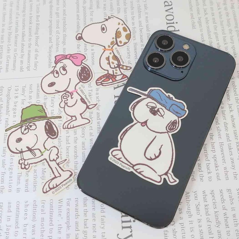 Snoopy [Character Sticker] Mini Decal Sticker / Belle Peanuts
