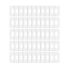 JJC 35mm Film Slide Mounts, 5cm x 5cm Format ABS Plastic Glassless Negative Photo Mount Holder, 50pcs