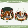 Glittme Guinea Pig Hideout, 2 in 1 Guinea Pig Bed