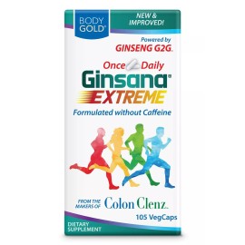 BodyGold Ginsana Extreme - 105 VegCaps
