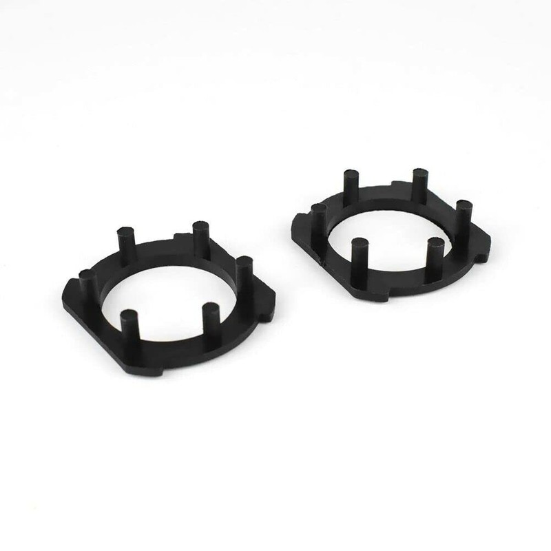 SOCAL-LED 2x H7 LED Adapter Headlight Bulb Holder Retainer Clip