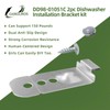 Kit de soporte de instalación de lavaplatos DD98-01051C compatible con