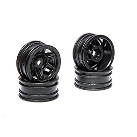 Axial 1.0 Rockster Wheels Black (4): SCX24, AX24, AXI40002