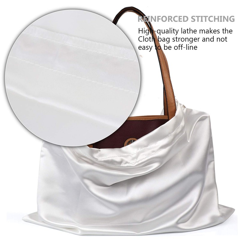 PlasMaller Dust Cover Storage Bags Thick Silk Cloth Pouch with