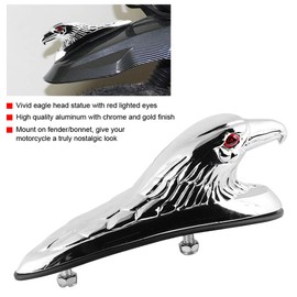 Mudguard Decor, Motorcycle Decor Eagle Statue, Motorcycle Mudguard Decor Ornament Eagle Head Statue