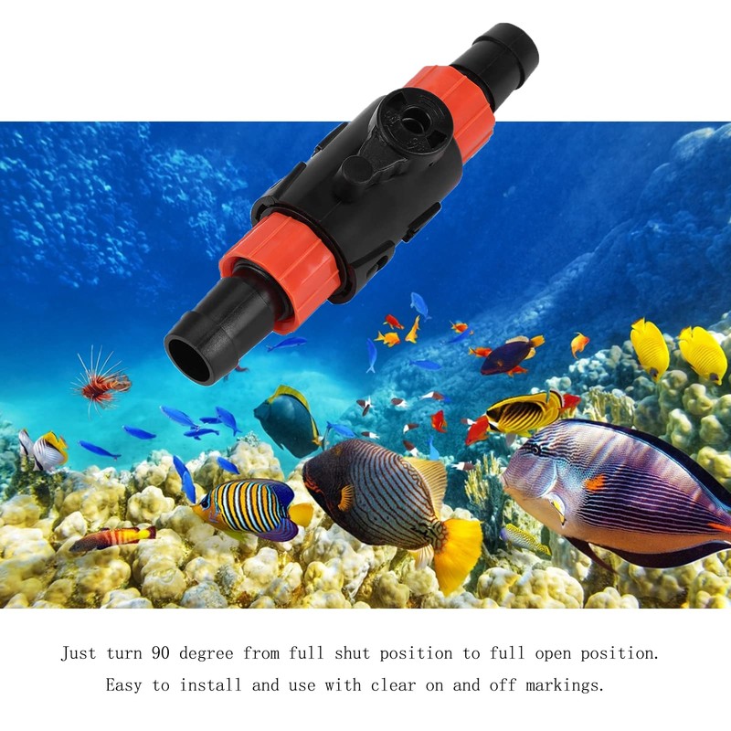 Premium Plastic Water Changer Aquarium Water Flow Control Valve with