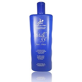 Kleravitex Milk 55 Anti Frizz Detangles Leave In Conditioner Treatment for Dry Damaged Hair (33.80 Fl. Oz)