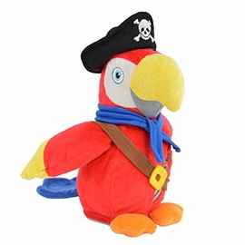 KÖGLER 75915 LABER – Pirate Parrot Parry All Nachplap Pert, Plush, bunt